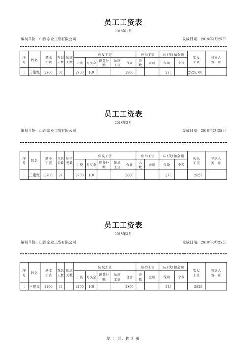工资单下载 第1张 工资单下载 第1张